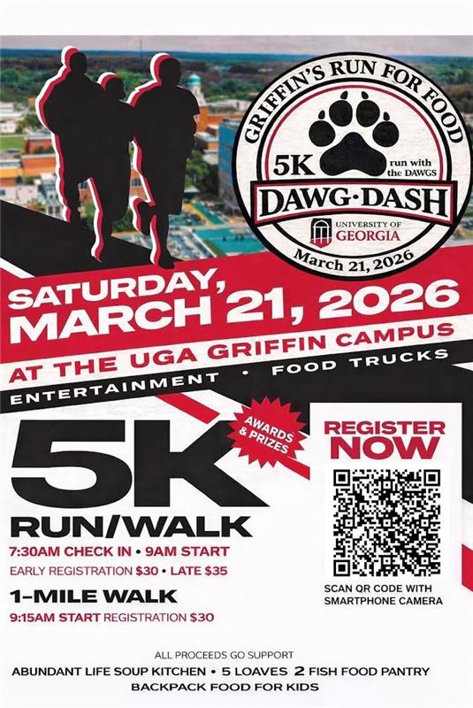 Dawg Dash 5K Flyer