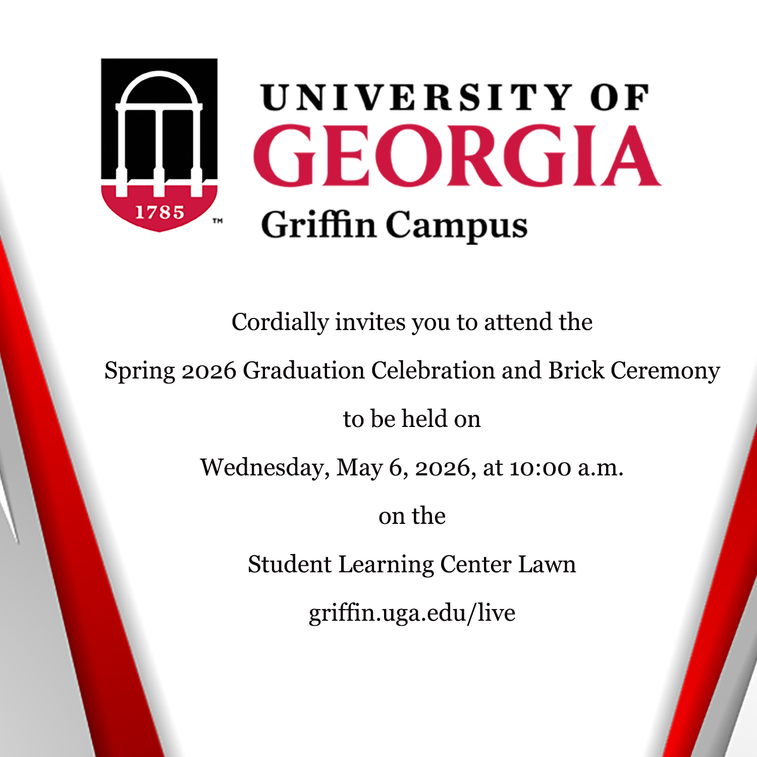 Spring 2026 Graduation Flyer