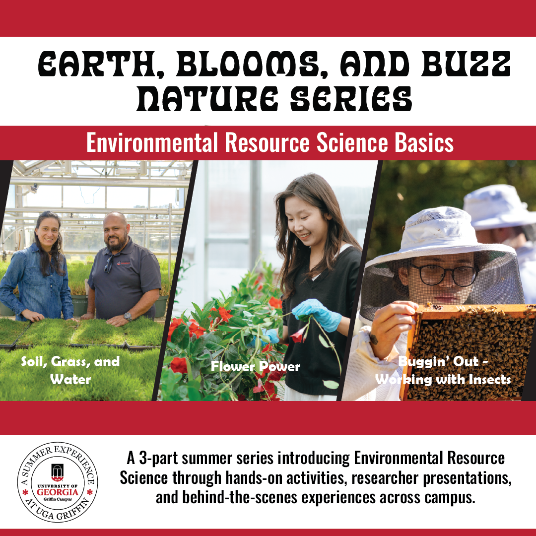Earth Blooms, and Buzz Nature Series Flyer