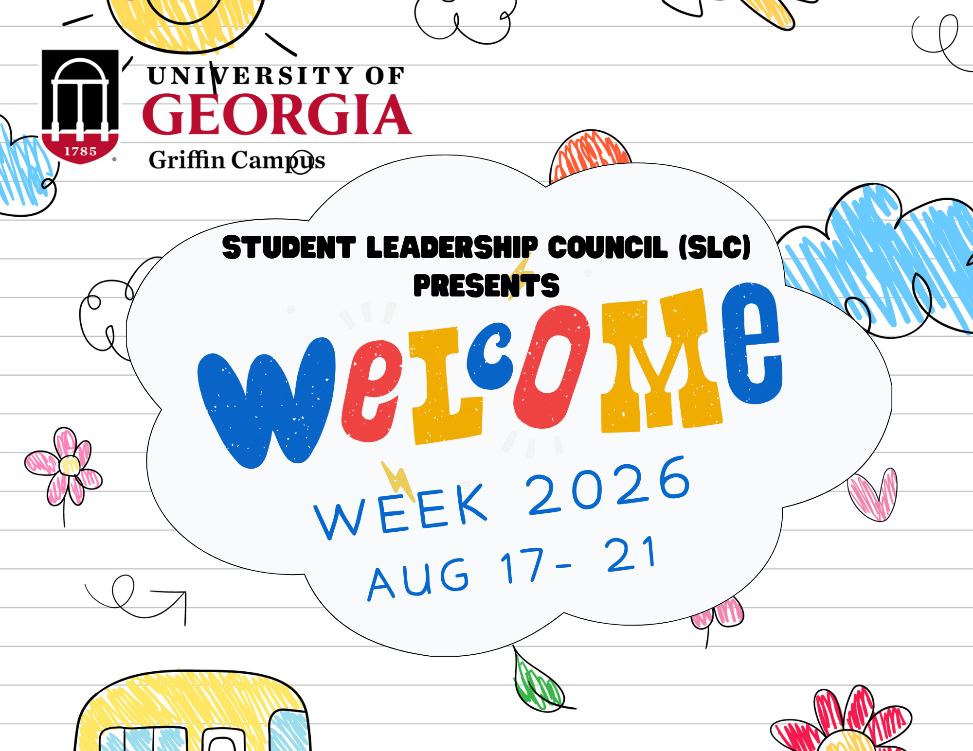 Welcome Week 2026 Flyer